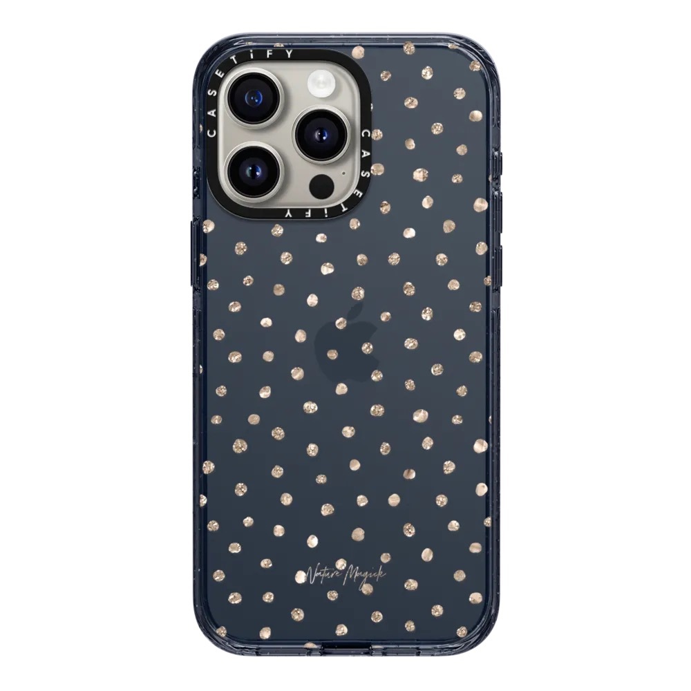 Casetify Gold Dots iPhone 15 Pro Max Case